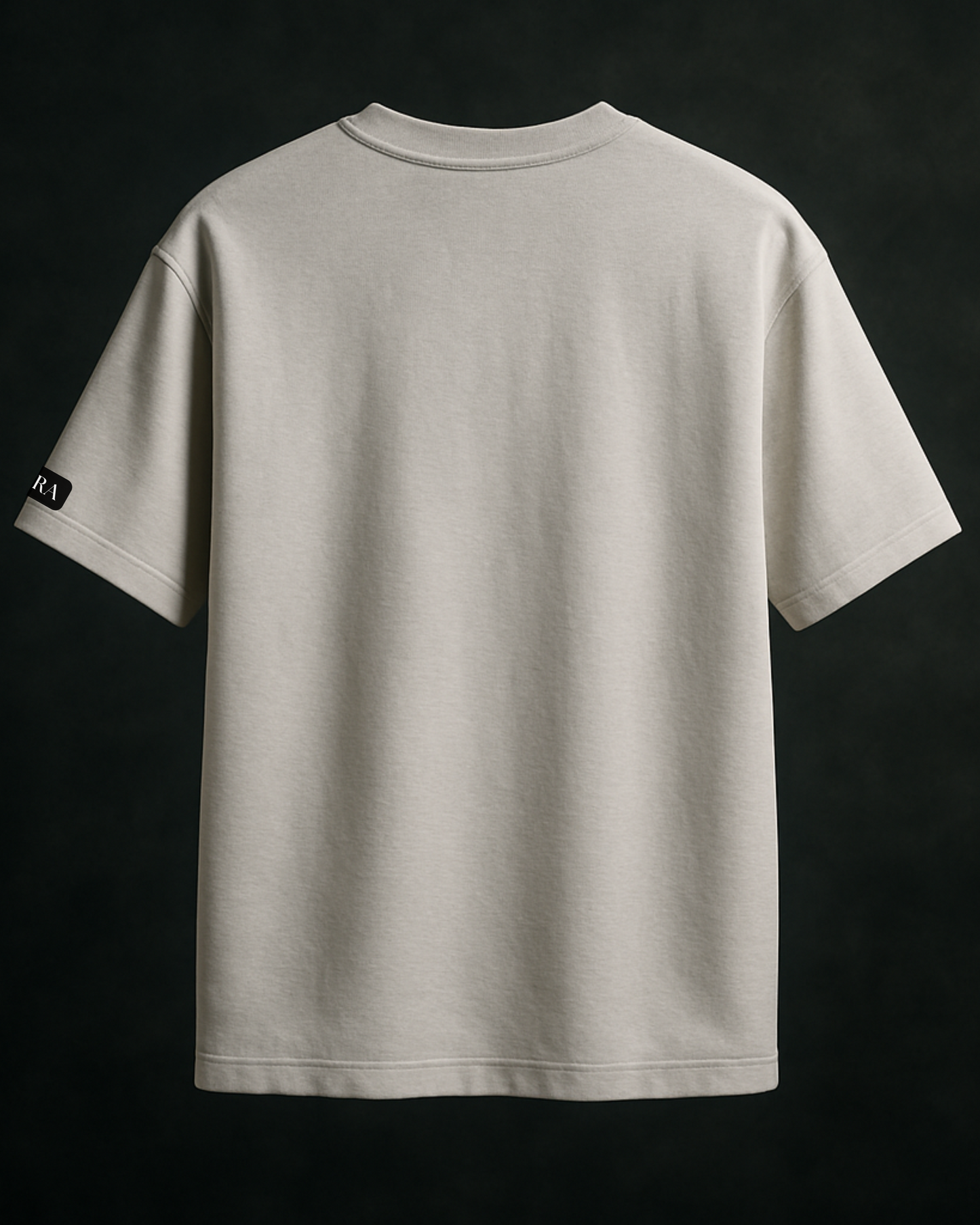 White Noise Solid Oversized T Shirt