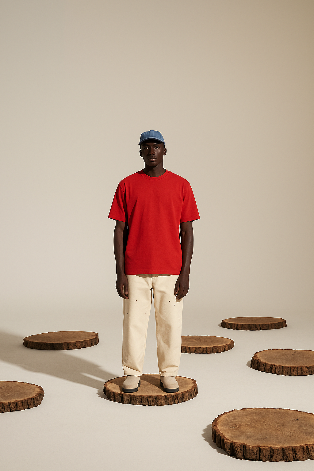 Red Alert Oversized T Shirt