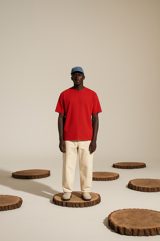 Red Alert Oversized T Shirt
