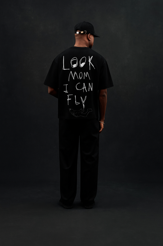 Look Mom I Can Fly Oversized T Shirt