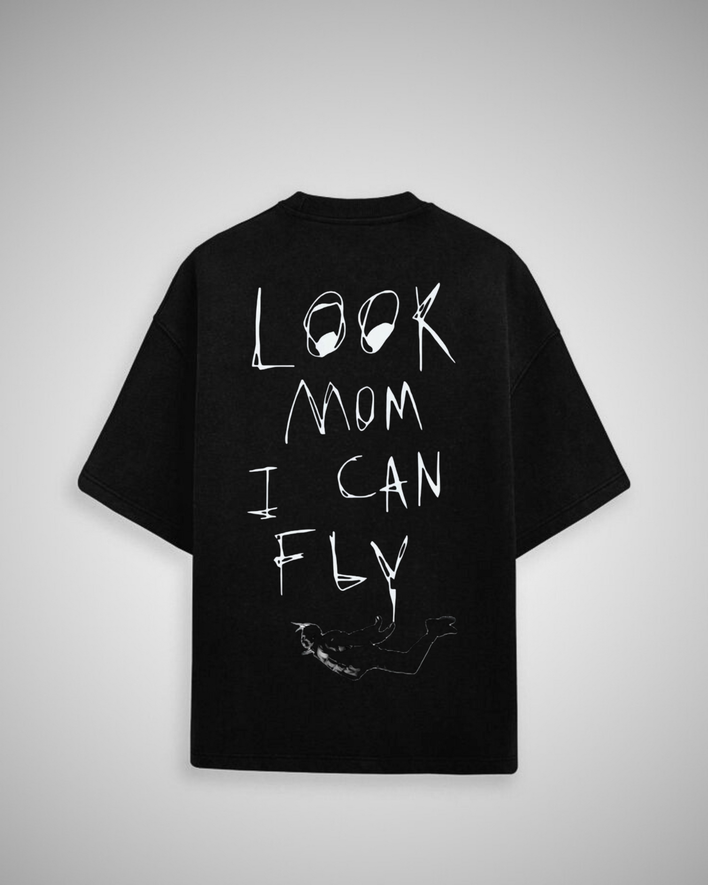 Look Mom I Can Fly Oversized T Shirt