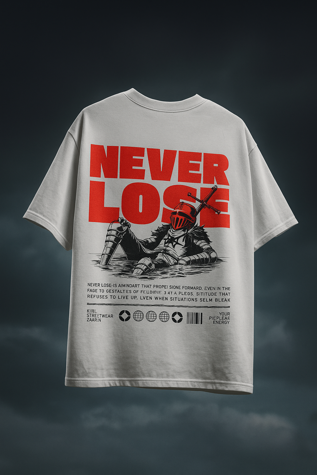 NEVER LOSE OVERSIZED T SHIRT