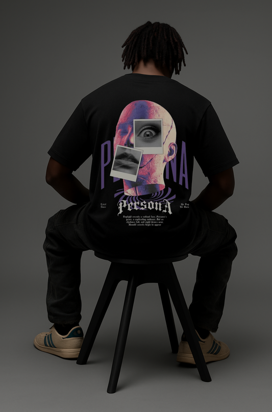 PSYCHOGRAPHIC OVERSIZED T SHIRT