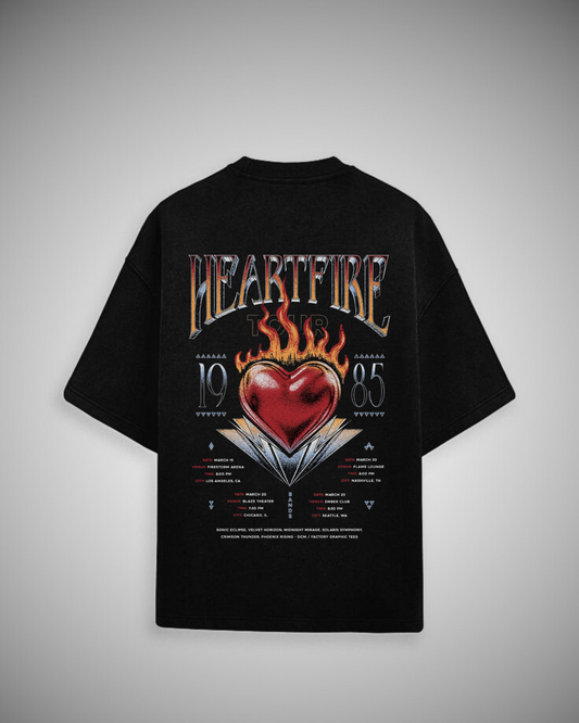 HEARTFIRE 1985 OVERSIZED T SHIRT
