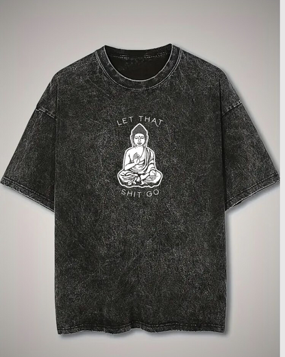 Wick’d Serenity Acid-Wash Oversized Tee